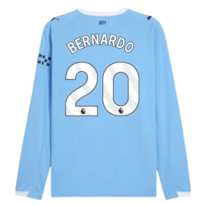 Fotbalové Dresy Manchester City Bernardo Silva #20 Domácí 2025/26 Dlouhý Rukáv