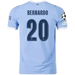 Fotbalové Dresy Manchester City Bernardo Silva #20 Domácí Champions League 2025/26