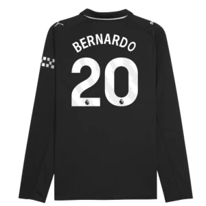 Fotbalové Dresy Manchester City Bernardo Silva #20 Venkovní 2025/26 Dlouhý Rukáv