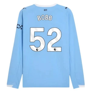 Fotbalové Dresy Manchester City Bobb #52 Domácí 2025/26 Dlouhý Rukáv