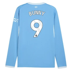 Fotbalové Dresy Manchester City Bunny #9 Domácí 2026-27 Dlouhý Rukáv