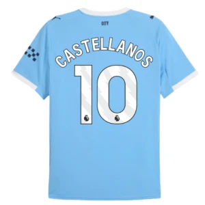 Fotbalové Dresy Manchester City Castellanos #10 Domácí 2025/26