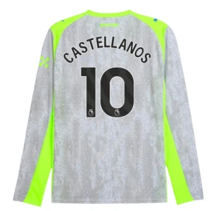 Fotbalové Dresy Manchester City Castellanos #10 Třetí 2025/26 Dlouhý Rukáv