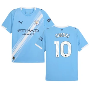 Fotbalové Dresy Manchester City Cherki #10 Domácí 2025/26