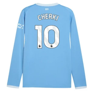 Fotbalové Dresy Manchester City Cherki #10 Domácí 2026-27 Dlouhý Rukáv