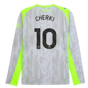 Fotbalové Dresy Manchester City Cherki #10 Třetí 2025/26 Dlouhý Rukáv