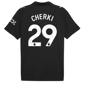 Fotbalové Dresy Manchester City Cherki #29 Venkovní 2025/26
