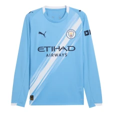 Fotbalové Dresy Manchester City Domácí 2025/26 Dlouhý Rukáv