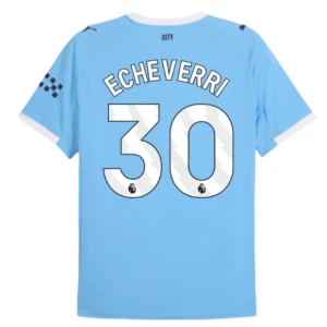 Fotbalové Dresy Manchester City Echeverri #30 Domácí 2025/26