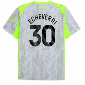 Fotbalové Dresy Manchester City Echeverri #30 Třetí 2025/26