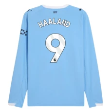 Fotbalové Dresy Manchester City Erling Haaland #9 Domácí 2025/26 Dlouhý Rukáv