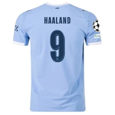 Fotbalové Dresy Manchester City Erling Haaland #9 Domácí Champions League 2025/26