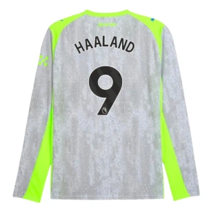Fotbalové Dresy Manchester City Erling Haaland #9 Třetí 2025/26 Dlouhý Rukáv