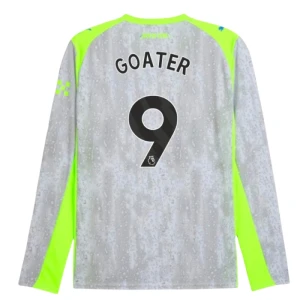 Fotbalové Dresy Manchester City Goater #9 Třetí 2025/26 Dlouhý Rukáv