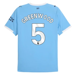 Fotbalové Dresy Manchester City Greenwood #5 Domácí 2025/26