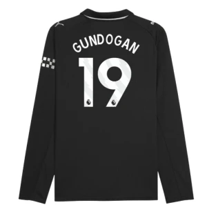 Fotbalové Dresy Manchester City Gundogan #19 Venkovní 2025/26 Dlouhý Rukáv
