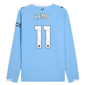 Fotbalové Dresy Manchester City Hemp #11 Domácí 2025/26 Dlouhý Rukáv