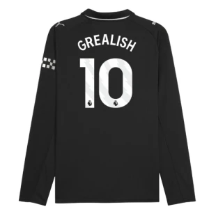 Fotbalové Dresy Manchester City Jack Grealish #10 Venkovní 2025/26 Dlouhý Rukáv