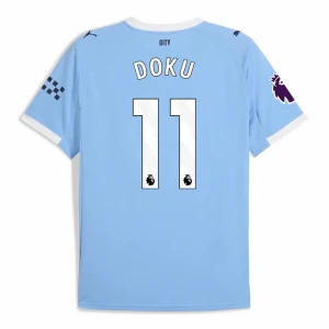 Fotbalové Dresy Manchester City Jérémy Doku #11 Domácí 2025/26