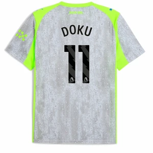 Fotbalové Dresy Manchester City Jérémy Doku #11 Třetí 2025/26