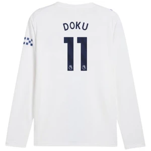 Fotbalové Dresy Manchester City Jérémy Doku #11 Třetí 2026-27 Dlouhý Rukáv