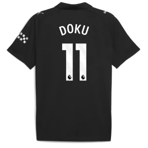 Fotbalové Dresy Manchester City Jérémy Doku #11 Venkovní 2025/26