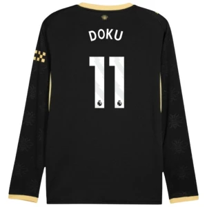 Fotbalové Dresy Manchester City Jérémy Doku #11 Venkovní 2026-27 Dlouhý Rukáv