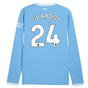 Fotbalové Dresy Manchester City Josko Gvardiol #24 Domácí 2026-27 Dlouhý Rukáv