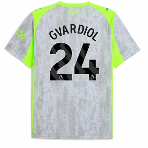 Fotbalové Dresy Manchester City Josko Gvardiol #24 Třetí 2025/26