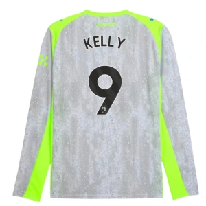 Fotbalové Dresy Manchester City Kelly #9 Třetí 2025/26 Dlouhý Rukáv