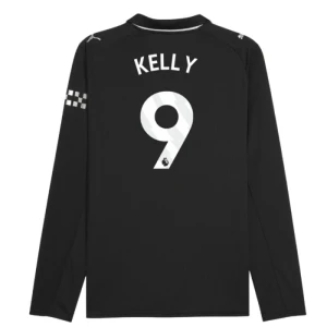 Fotbalové Dresy Manchester City Kelly #9 Venkovní 2025/26 Dlouhý Rukáv