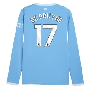 Fotbalové Dresy Manchester City Kevin De Bruyne #17 Domácí 2026-27 Dlouhý Rukáv