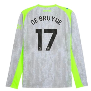 Fotbalové Dresy Manchester City Kevin De Bruyne #17 Třetí 2025/26 Dlouhý Rukáv
