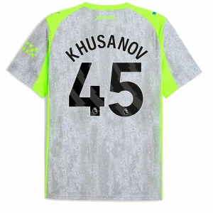Fotbalové Dresy Manchester City Khusanov #45 Třetí 2025/26