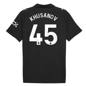 Fotbalové Dresy Manchester City Khusanov #45 Venkovní 2025/26