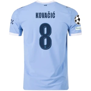 Fotbalové Dresy Manchester City Kovacic #8 Domácí Champions League 2025/26