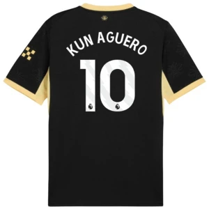 Fotbalové Dresy Manchester City Kun Aguero #10 Venkovní 2026-27