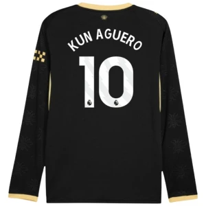 Fotbalové Dresy Manchester City Kun Aguero #10 Venkovní 2026-27 Dlouhý Rukáv