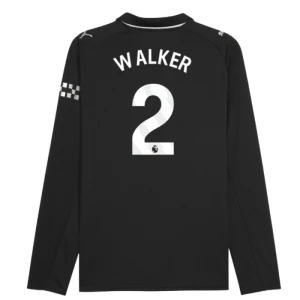 Fotbalové Dresy Manchester City Kyle Walker #2 Venkovní 2025/26 Dlouhý Rukáv