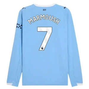 Fotbalové Dresy Manchester City Marmoush #7 Domácí 2025/26 Dlouhý Rukáv