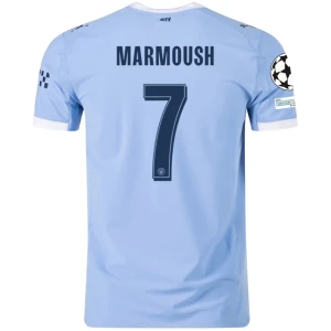Fotbalové Dresy Manchester City Marmoush #7 Domácí Champions League 2025/26