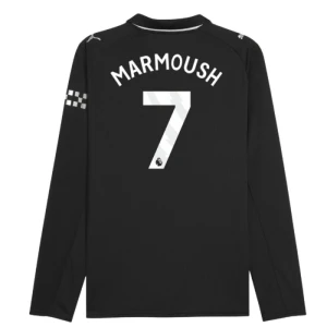 Fotbalové Dresy Manchester City Marmoush #7 Venkovní 2025/26 Dlouhý Rukáv
