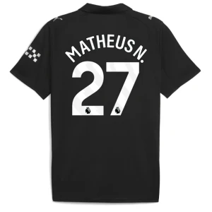 Fotbalové Dresy Manchester City Matheus N. #27 Venkovní 2025/26