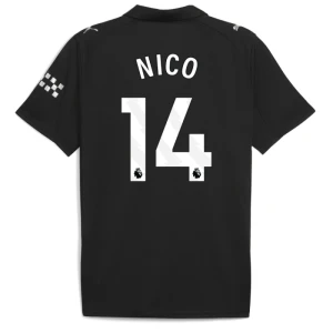 Fotbalové Dresy Manchester City Nico #14 Venkovní 2025/26