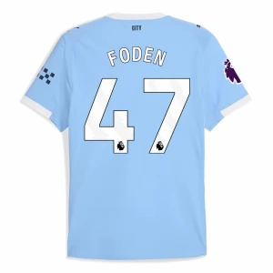 Fotbalové Dresy Manchester City Phil Foden #47 Domácí 2025/26