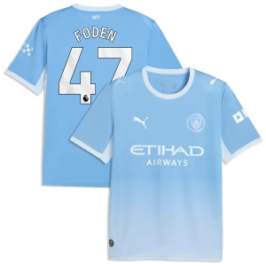 Fotbalové Dresy Manchester City Phil Foden #47 Domácí 2026-27