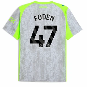 Fotbalové Dresy Manchester City Phil Foden #47 Třetí 2025/26