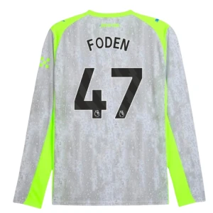 Fotbalové Dresy Manchester City Phil Foden #47 Třetí 2025/26 Dlouhý Rukáv