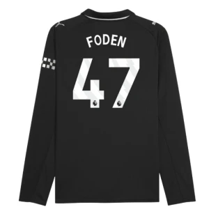 Fotbalové Dresy Manchester City Phil Foden #47 Venkovní 2025/26 Dlouhý Rukáv