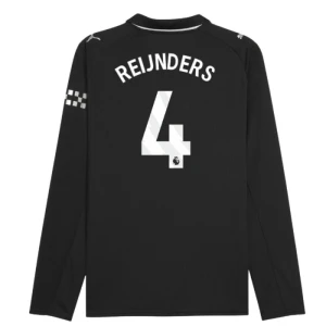 Fotbalové Dresy Manchester City Reijnders #4 Venkovní 2025/26 Dlouhý Rukáv